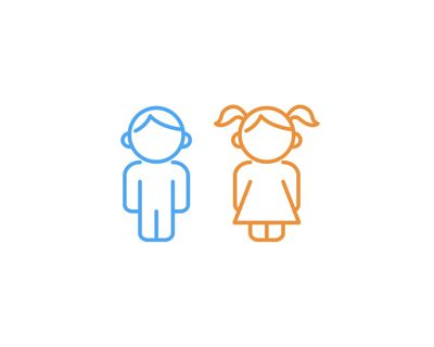 Two children