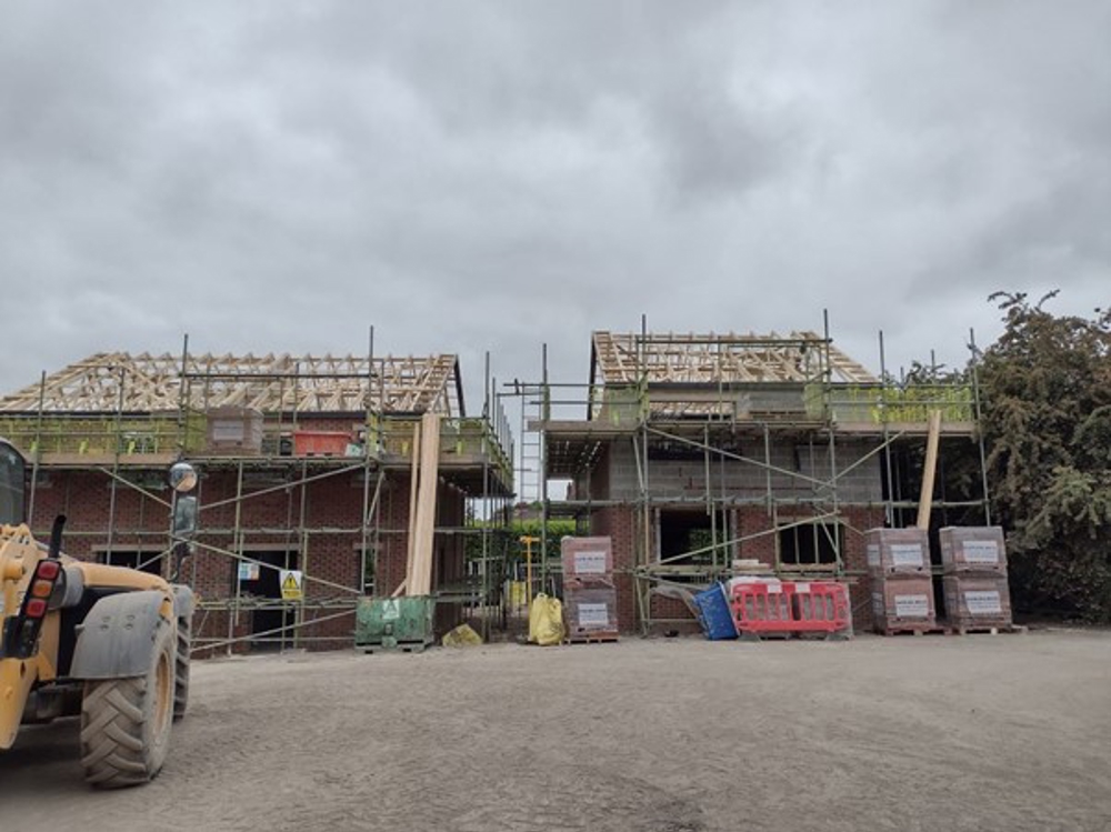 New houses being built in Goldthorpe