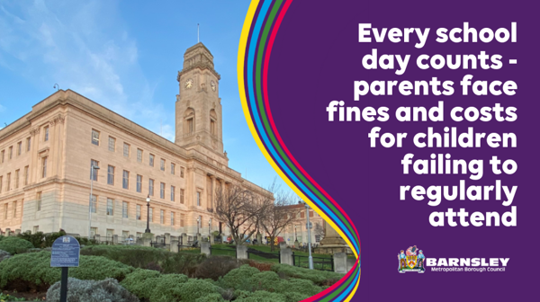 Every school day counts - parents face fines and costs for children failing to regularly attend