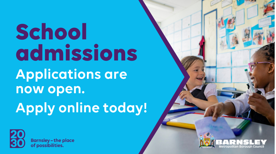 School admissions. Applications are now open. Apply online today!