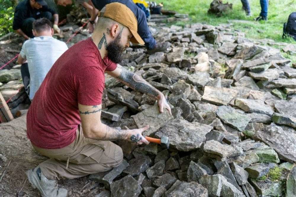 Matthew dry stone walling