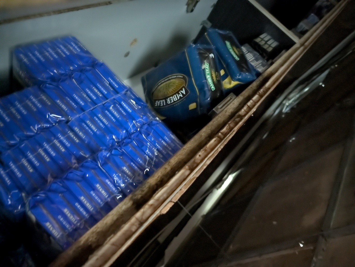 Packages of illegal tobacco seized by Barnsley Council.jpg Packages of illegal tobacco seized by Barnsley Council.jpg
