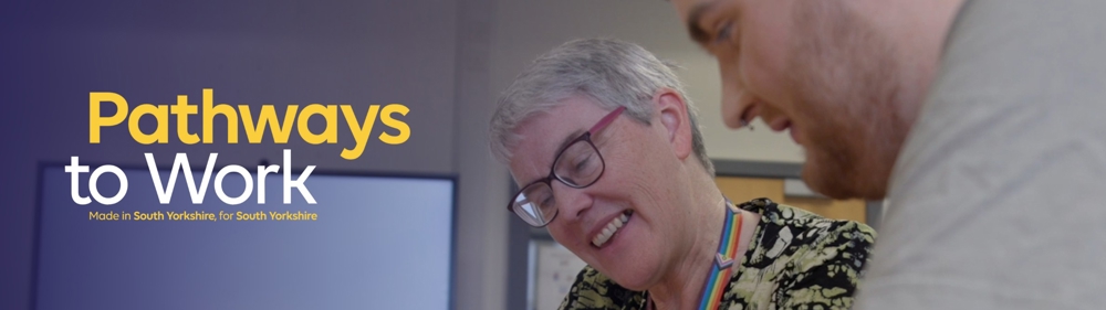 Pathways to Work - tutor helping job searcher