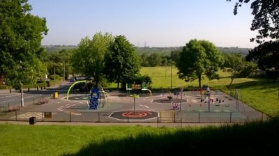 Wilthorpe Park play area view