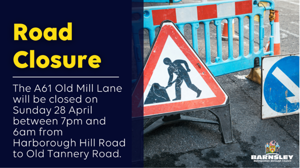 Old Mill Lane Will Be Closed Overnight On 28 April