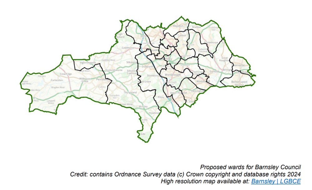 Proposed Wards For Barnsley Council