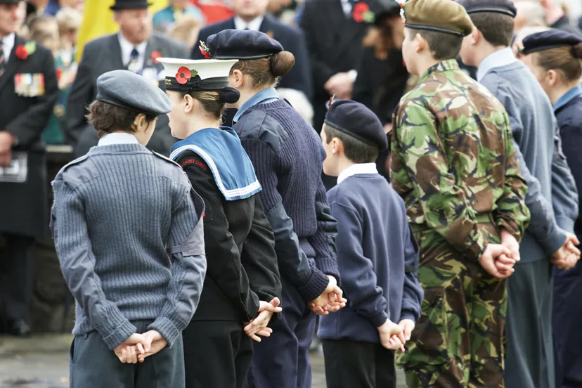 Cadets on parade