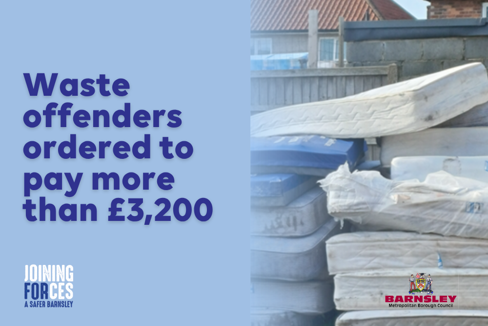 Waste offenders ordered to pay more than £3200