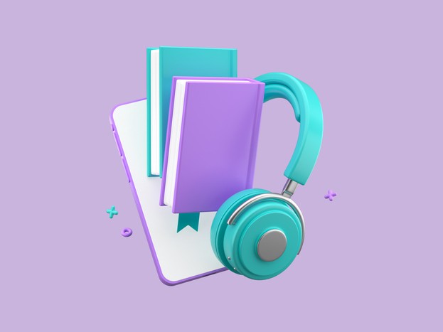 Smartphone, Books And Headphones