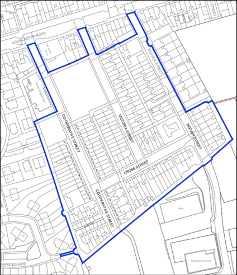 Goldthorpe Housing Project overall site boundary