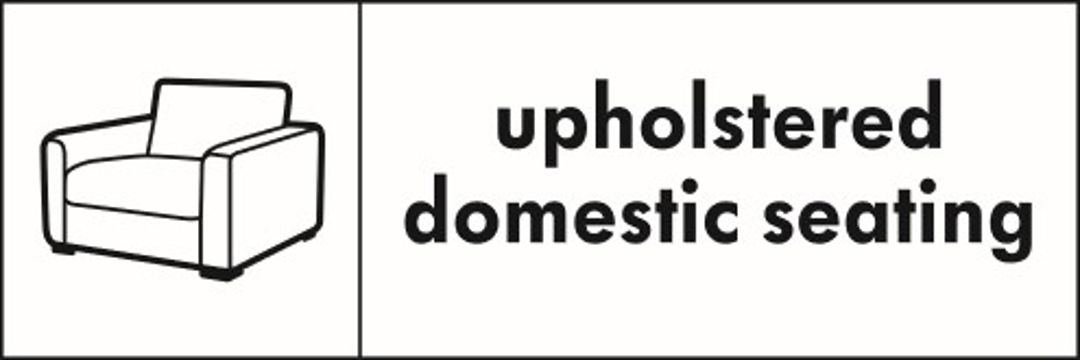Upholstered domestic seating