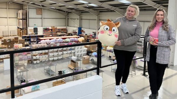 Slime Party UK Upsize To Redbrook Business Park In Barnsley (Left To Right) Owner Ruby Sheldon And Knight Frank’S Kitty Hendrick