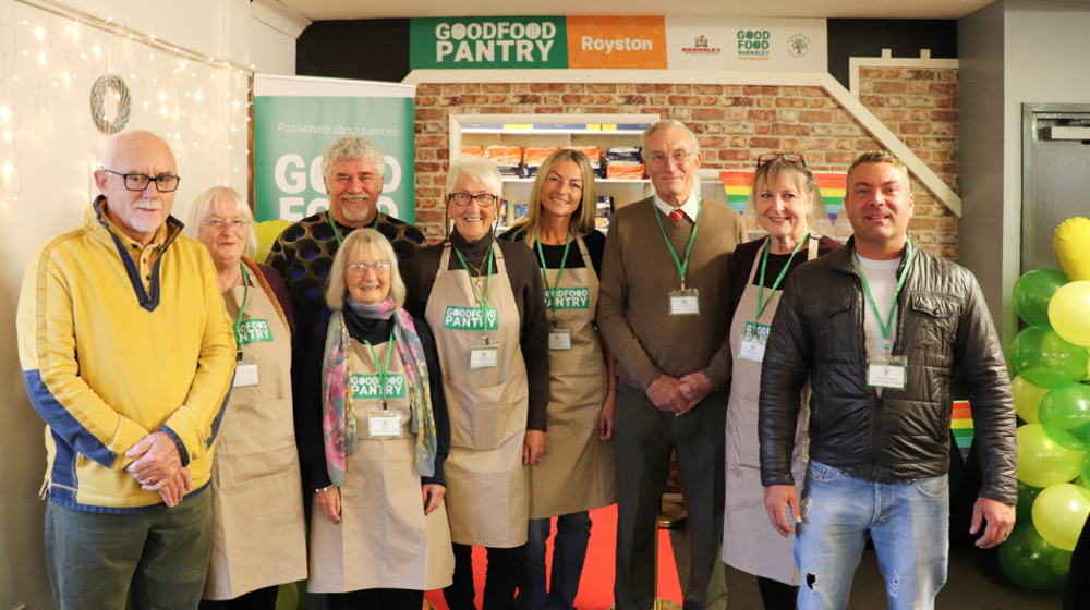 Volunteers At The Good Food Pantry In Royston