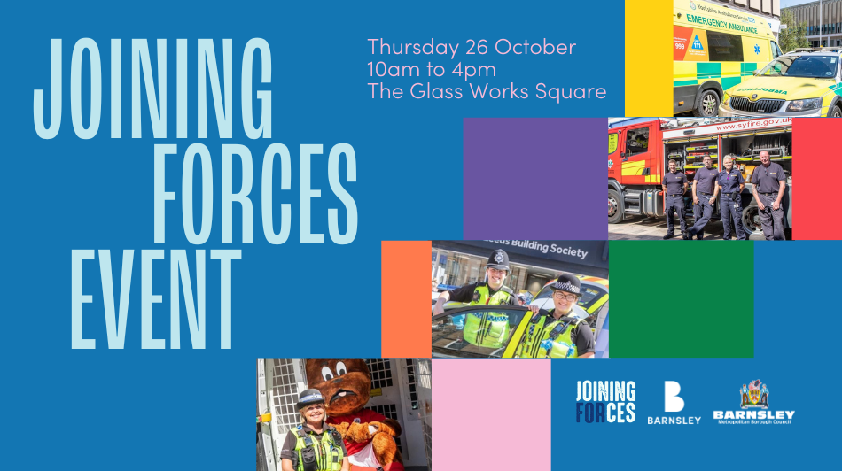 Joining Forces Event, Thursday 26 October, 10am To 4pm, The Glass Works Square