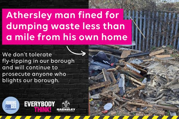 Athersley Man Fined For Fly Tipping For Web