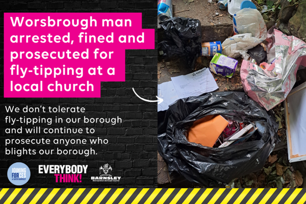 Worsbrough Man Prosecuted For Fly Tipping At Local Church For Web