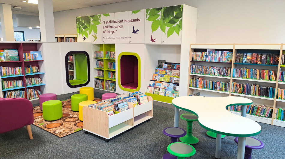 Inside Royston Library