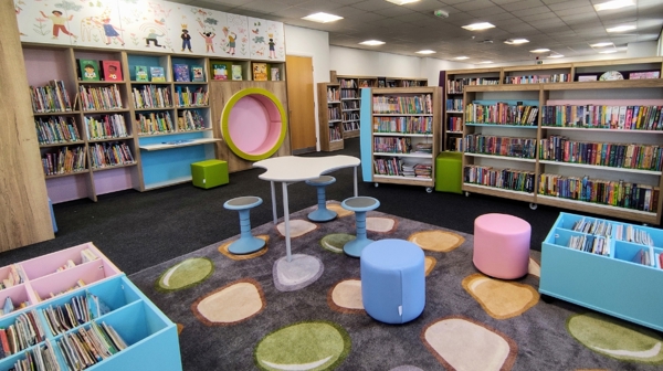 Children's Area At The Newly Refurbished Mapplewell And Staincross Library