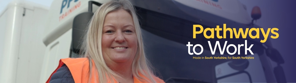 Pathways to Work - woman and HGV