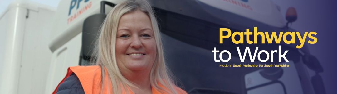 Pathways to Work - woman and HGV