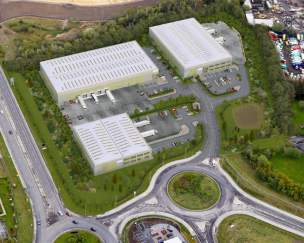 An Overhead View Of The Rockingham 36 Site