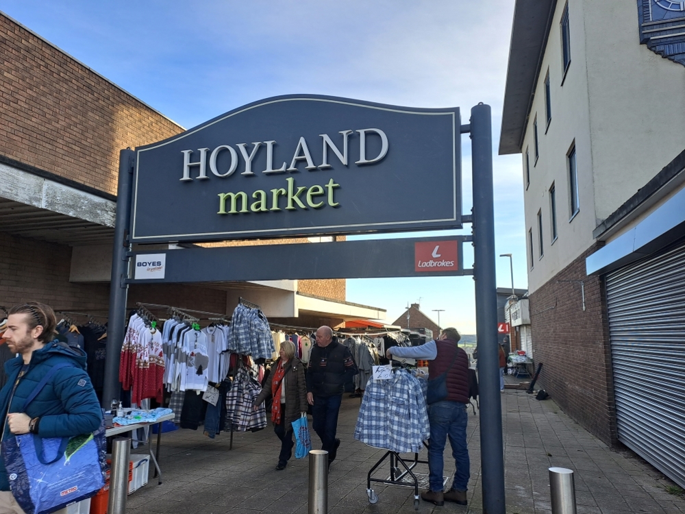 Hoyland Market entrance