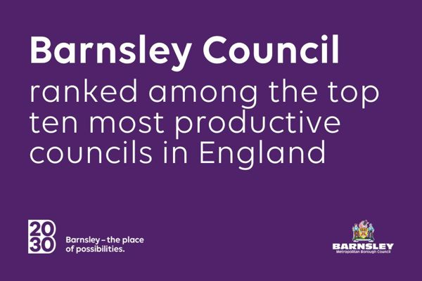 Barnsley Council Ranked Among The Top Ten Most Productive Councils In England (1)