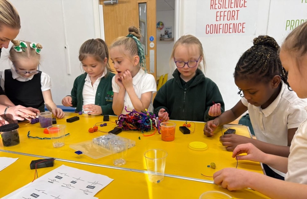 Pupils Taking Part In STEM Workshop