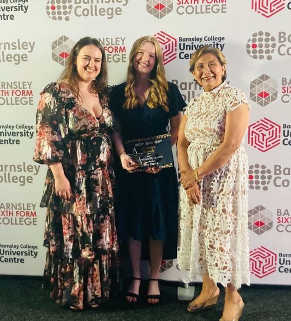 Sustainability awards at Barnsley College