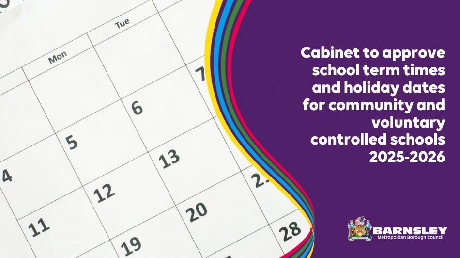 School term times and holiday dates for community and voluntary