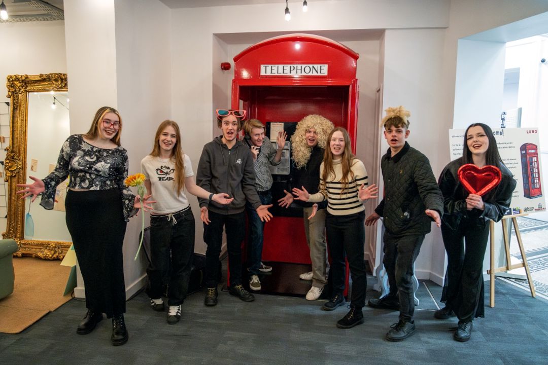 Calling Barnsley Theatre Company Phone Box