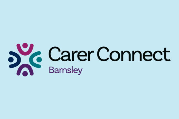 Carer Connect logo on blue background