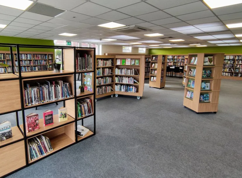 Inside Worsbrough Library
