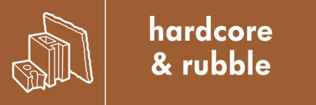 Hardcore and rubble