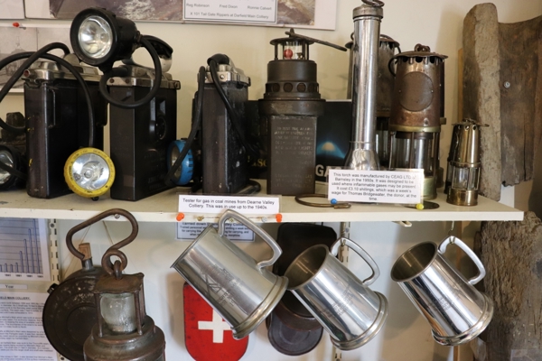 A Selection Of Miners Lamps From The Maurice Dobson Museum And Heritage Centre In Darfield
