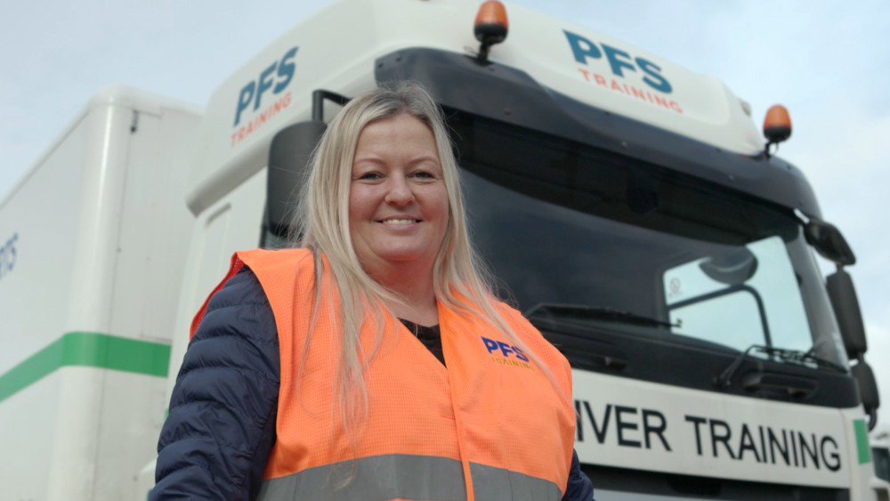 Woman and HGV