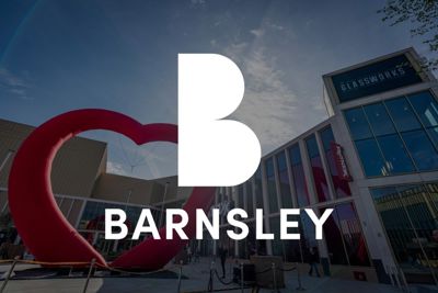 Visit Barnsley Logo And The Glass Works