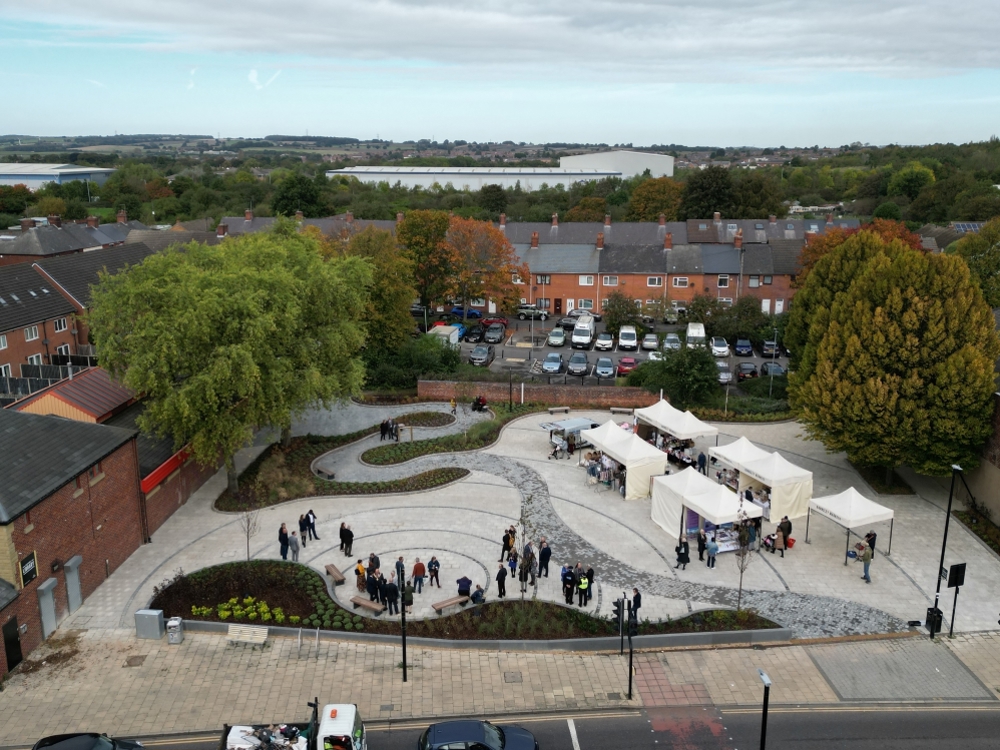 Goldthorpe Town Square Opening Small