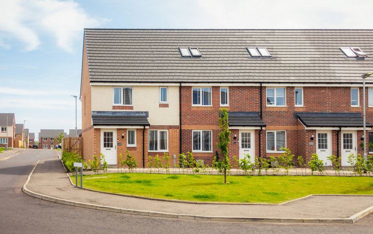 New terraced houses