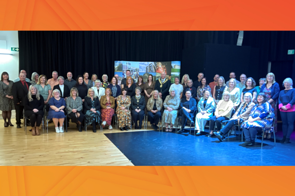 Our Long Service Awards 2025 attendees with staff and the Mayor