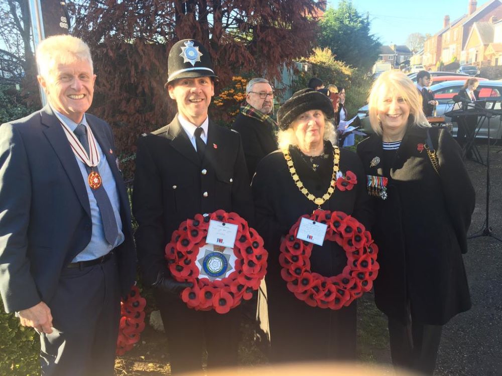 Bob Dyson DL at Ecclesfield Remembrance Service – November 2023