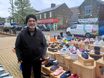 Footwear Outdoor Market Trader