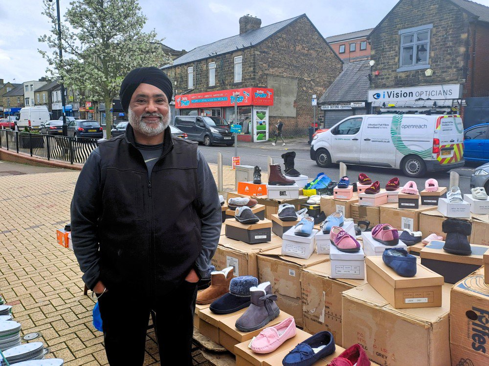 Footware Outdoor Market Trader