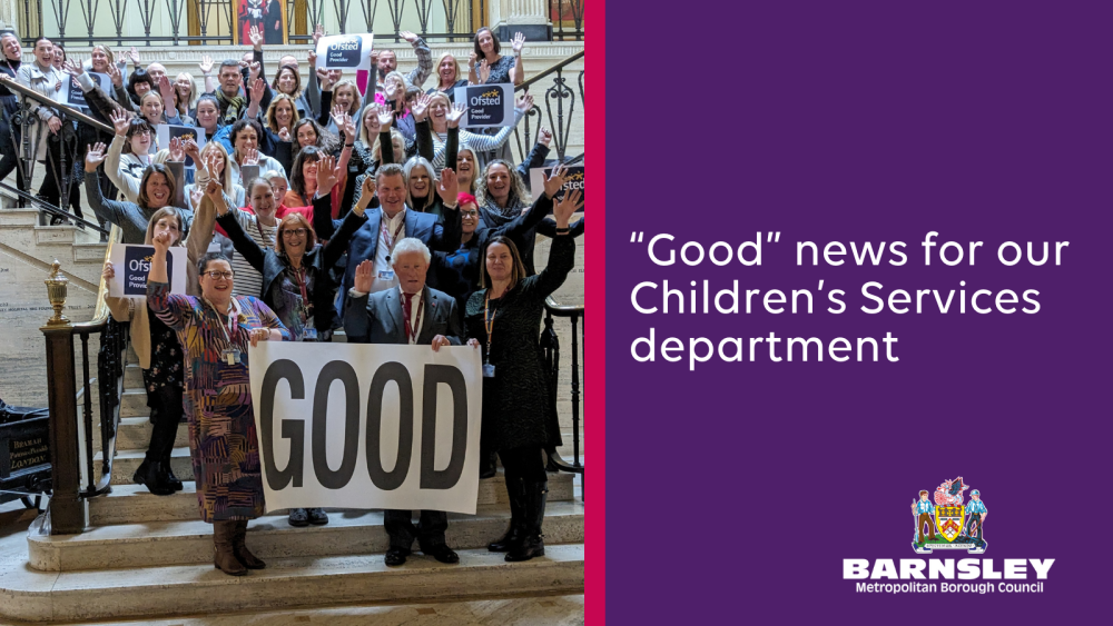 Good news for our Children's Services department