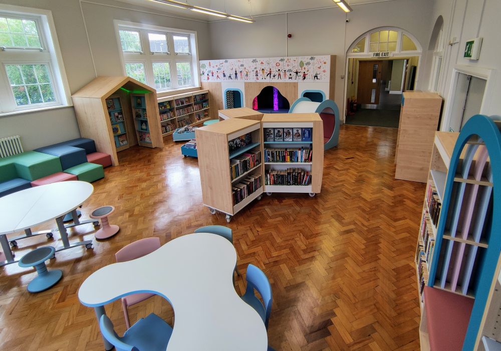Inside Wombwell Library