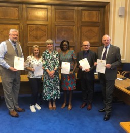 Commission Certificates Presented To New Deputy Lieutenants Barnsley Town Hall, September 2023