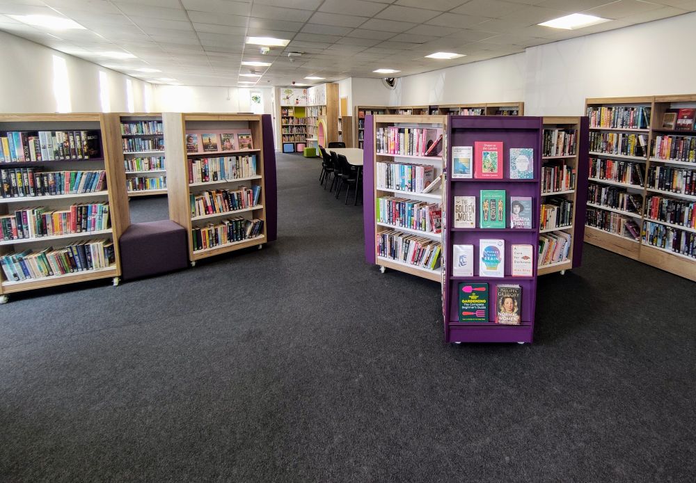 Inside Mapplewell Library