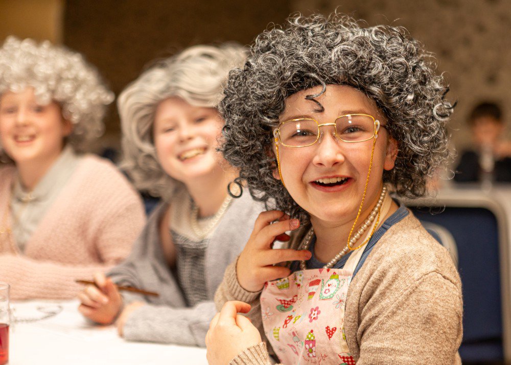 Children Dressed Up For Poetry Slam