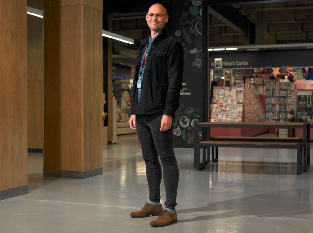 Chris at Barnsley Market