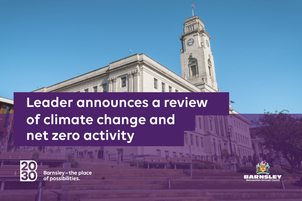 Leader announces a review of climate change and net zero activity.png